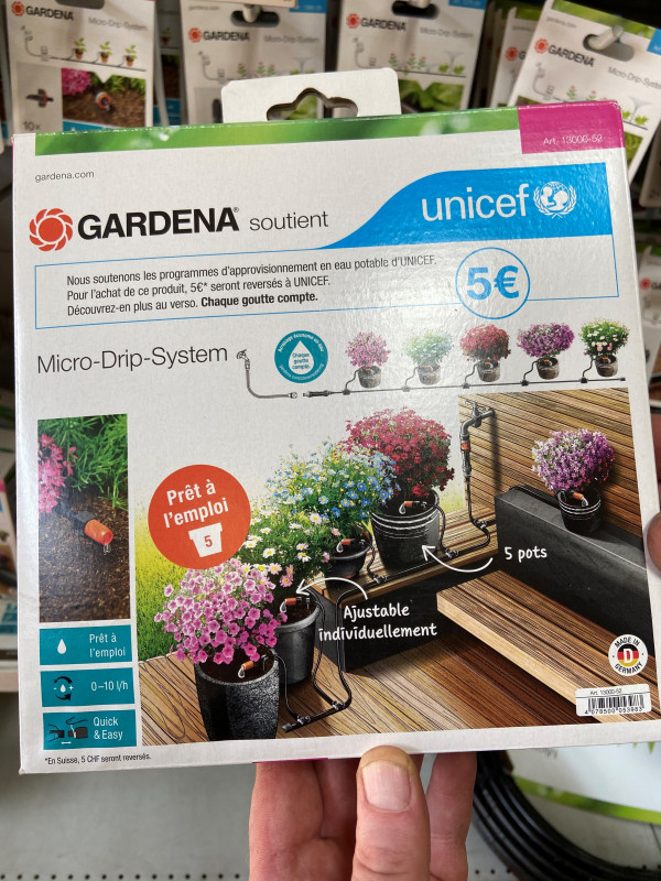 Kit micro drip system unicef
