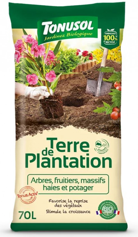 TERRE DE PLANTATION BIO 70l