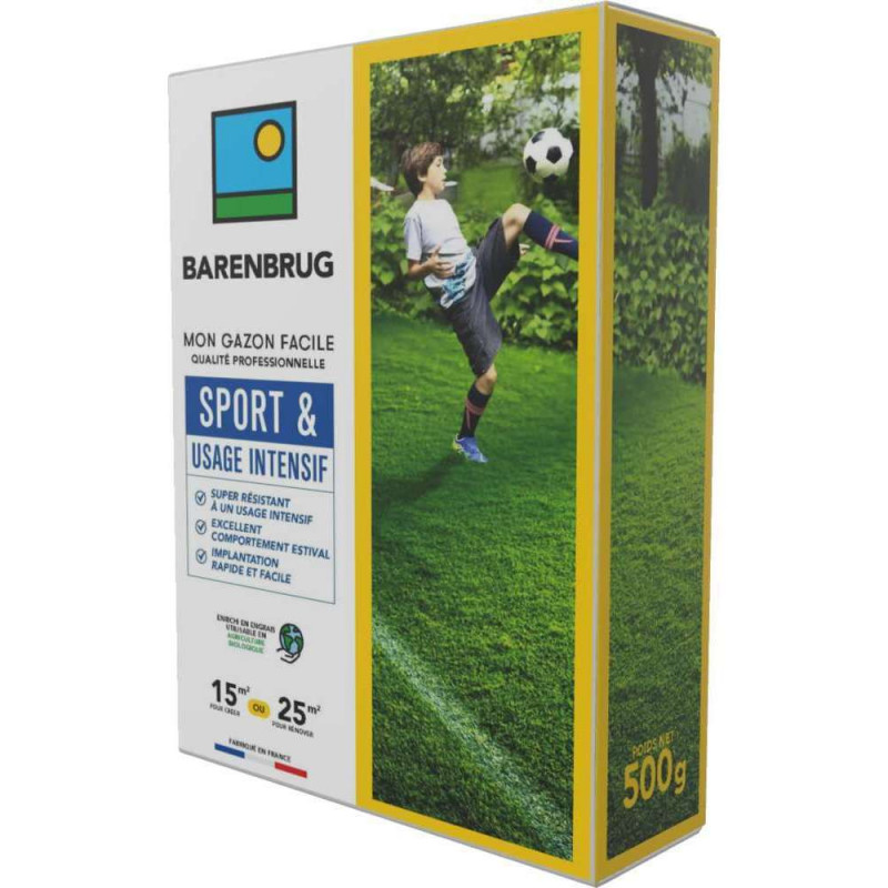 Gazon Sport et usage intensif - boite de 500g