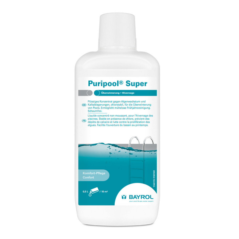 Puripool Super, traitement d'hivernage pour piscin