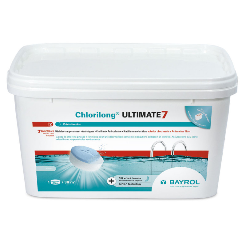 Galets de chlore CHLORILONG ULTIMATE 7 - 4,8 kg