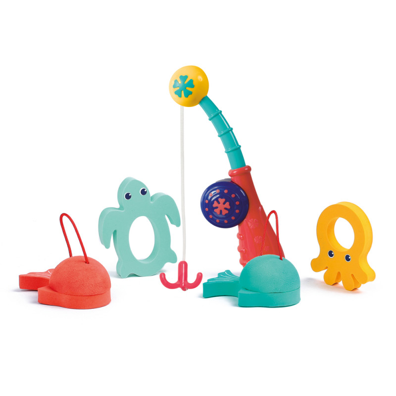 Pêche à la ligne en mousse, jeu de bain éducatif p