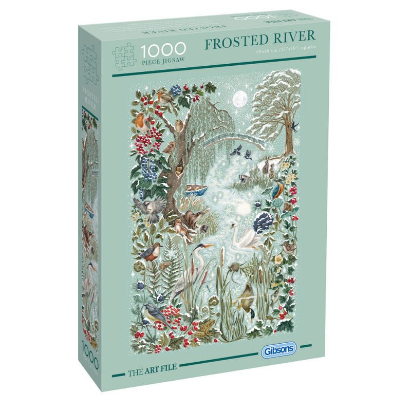 Puzzle Frosted river - 1000 pièces