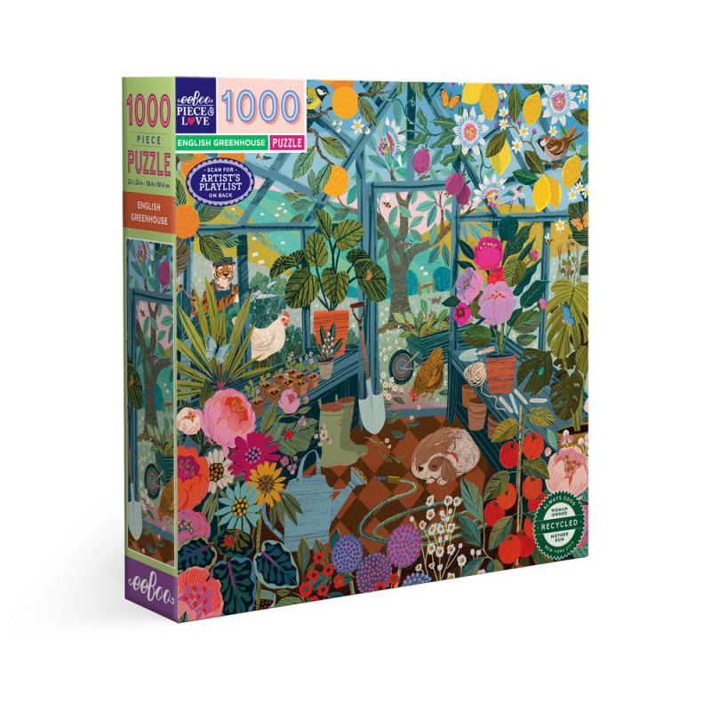 Puzzle English Greenhouse, coloris mixte - 1000 pi