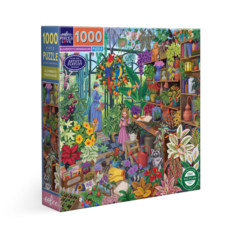 Puzzle Alchemists Greenhouse, coloris mixte - 1000