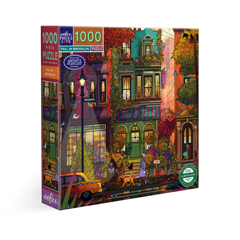 Puzzle Fall in Brooklyn, 1000 pièces - L. 58,5xl.