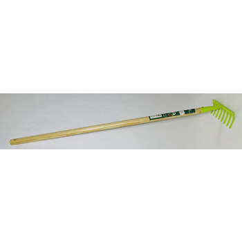Râteau de jardin 7 dents pour enfant emmanché L80c