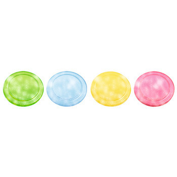 Disque à lancer pailleté pour enfant Ø 22,5 cm