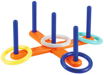 Jeux croix 4 anneaux 41 cm