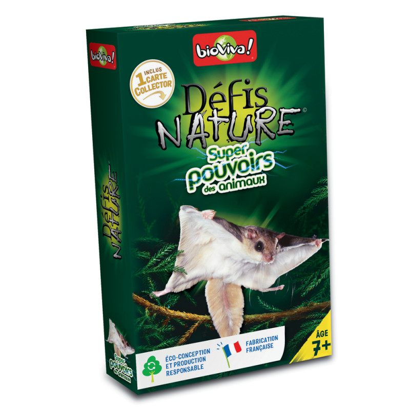 Jeu de cartes Défis Nature - Supers pouvoirs des a
