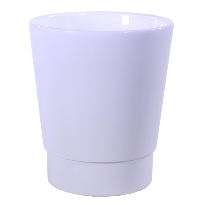 Cache-pot pour orchidée, en céramique, coloris var