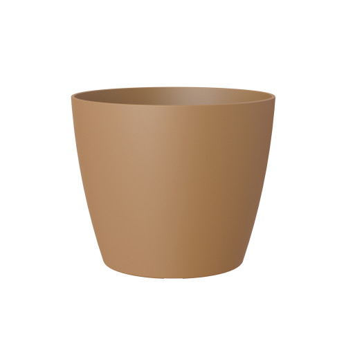 Cache-pot d'intérieur San Remo en plastique moutar