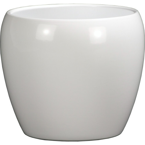 Cache-pot ZT blanc Ø15. 5cm - H13. 3cm