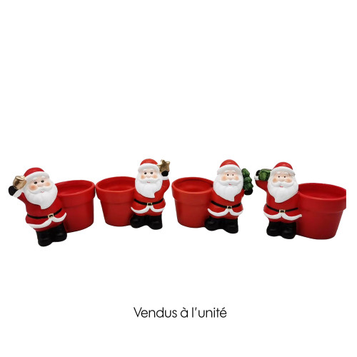 Cache-pot figurine Noël Ø6cm