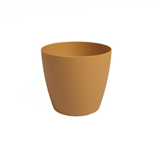 Cache-pot San Remo, coloris jaune miel - D. 6cm