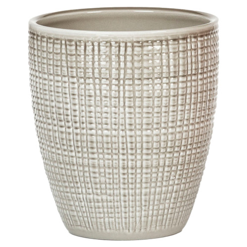 Vase pour orchidée en céramique, coloris Glass Tau