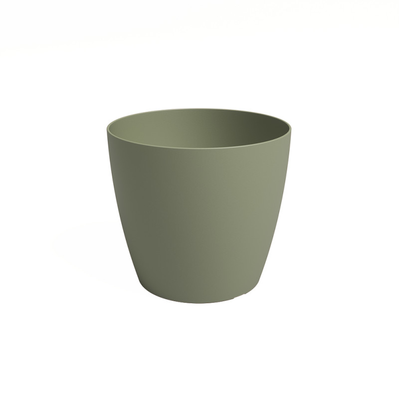 Cache-pot San Remo, coloris vert cendré - D. 6cm
