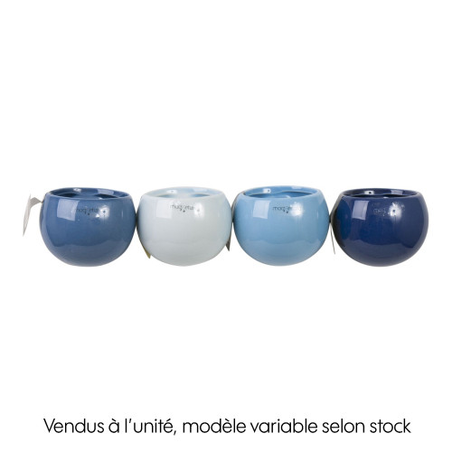 Cache-pot bleu magnétique, plusieurs coloris dispo