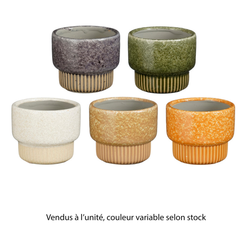 Cache-pot Tigo pot H. 6xD. 7cm - Plusieurs coloris