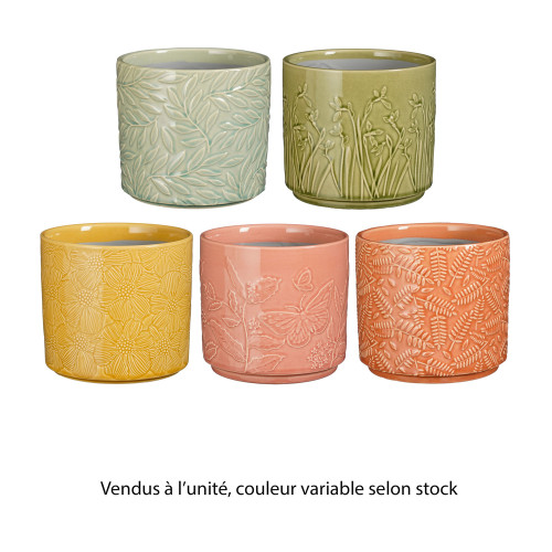 Cache-pot Turi H. 12,5xD. 14cm - Plusieurs coloris