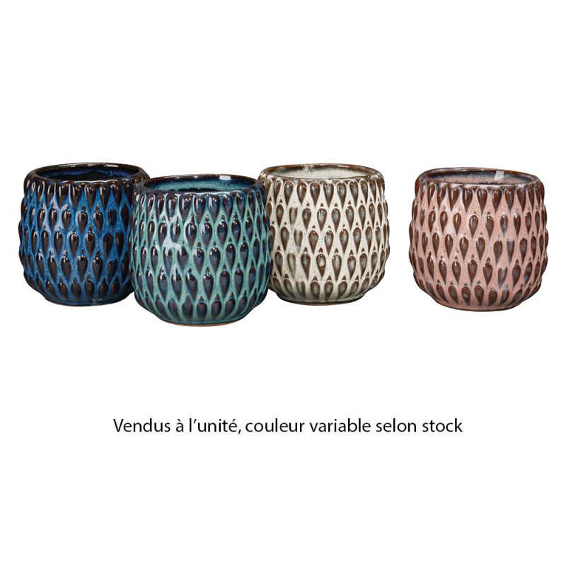 Cache-pot Fizzy D. 7cm, plusieurs coloris disponib