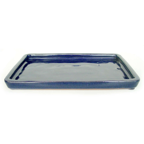 Plateau rectangulaire, en grès L. 30 cm