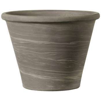 Vase Duo Grafite en terre cuite Ø 21 x H. 16,2cm