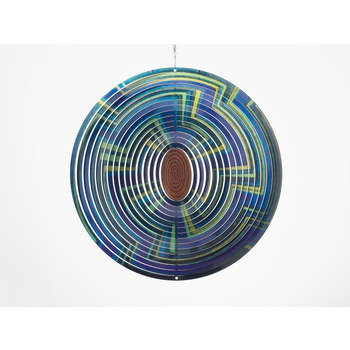 Spirale éolienne mandala : multicolore