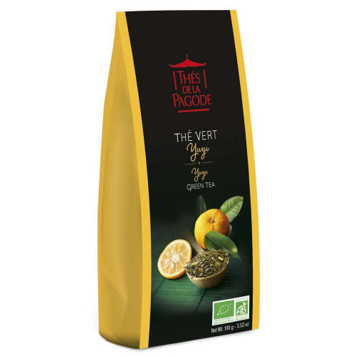 Thé vert bio au yuzu - 100g
