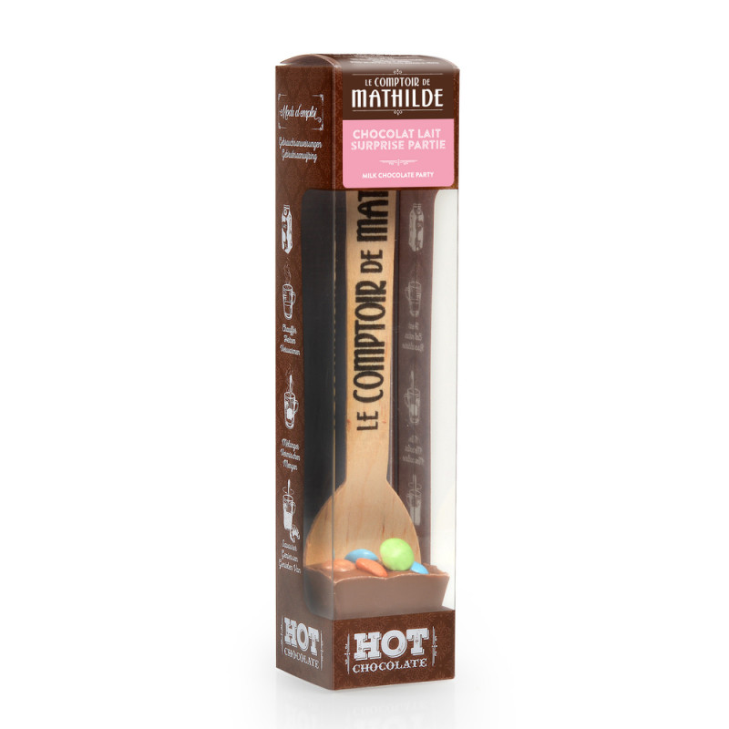 Cuillère 'Hot Chocolate', chocolat au lait surpris