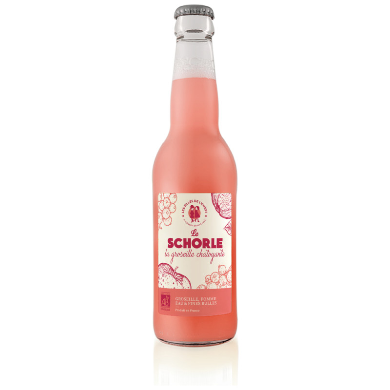 Boisson bio sans alcool 'Le Schorle' à la groseill