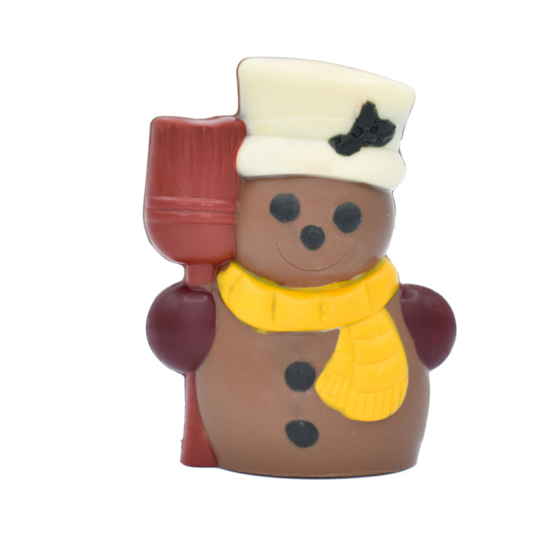 Bonhomme de neige en chocolat au lait - 45g