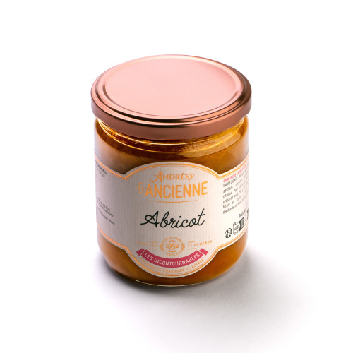 Confiture d'abricot, cuisson au chaudron de cuivre
