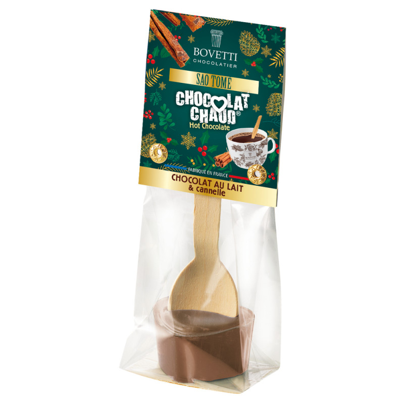 Cuillère pour chocolat chaud, chocolat au lait et