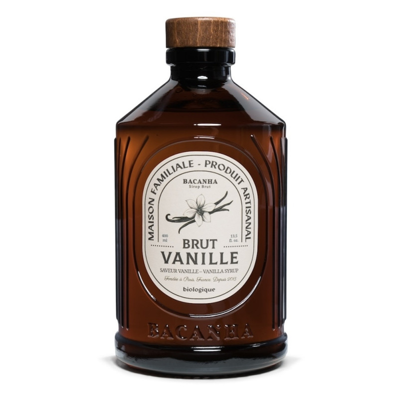 Sirop brut saveur vanille bio 40cl