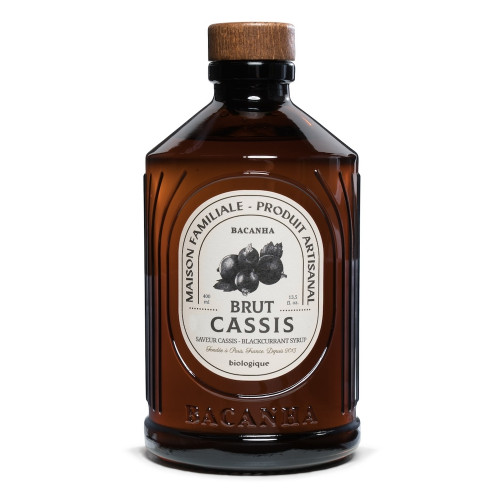 Sirop de cassis brut bio - 400ml