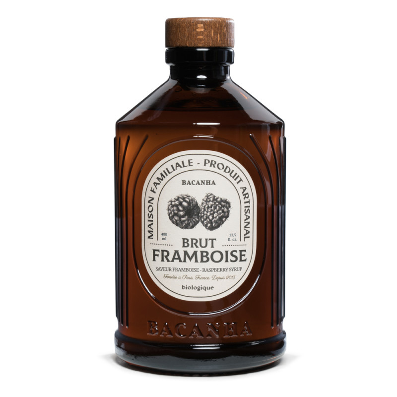Sirop bio de framboise brut - 400ml