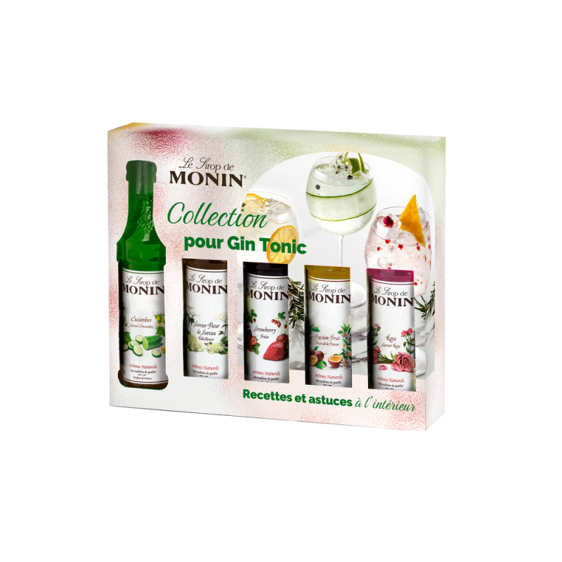Coffret sirops pour apéritif - 5x5cl