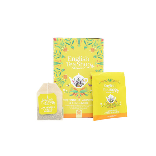 Infusion bio, citronnelle, agrumes et gingembre -