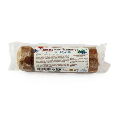 Mini nonnettes myrtille85g