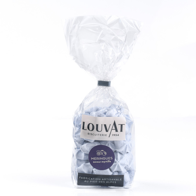 Meringues, saveur myrtille - 50g