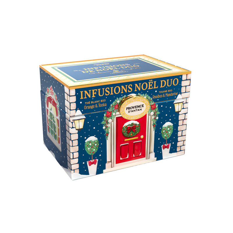 Coffret assortiment thés & tisanes bio de Noël - 2