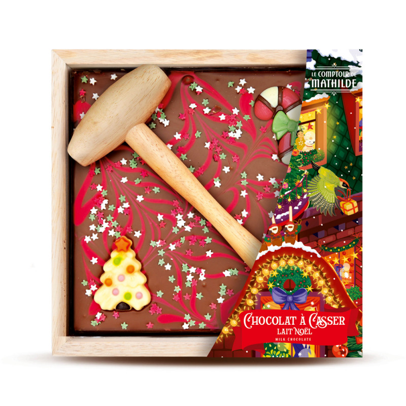 Chocolat au lait à casser, édition Noël - 350g