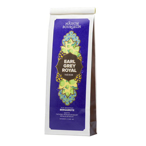 Thé noir Earl Grey Royal à la bergamote - 100g