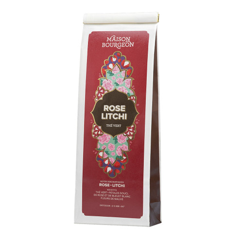 Thé vert à la rose et au litchi - 100g
