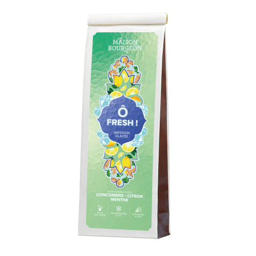 Infusion glacée 'Ô Fresh !' citron, concombre, gin