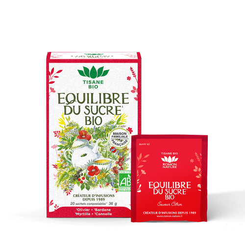 Tisane bio : Equilibre du sucre 36g