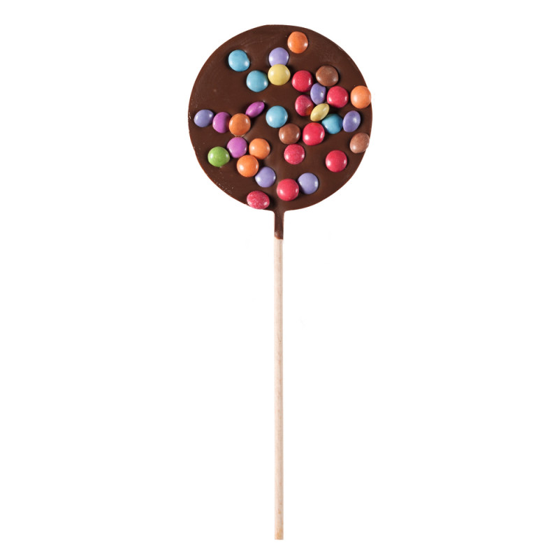 Sucette Surprise Party, chocolat au lait - 50g