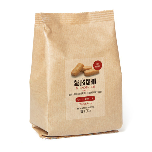 Sablés citron & gingembre 100g