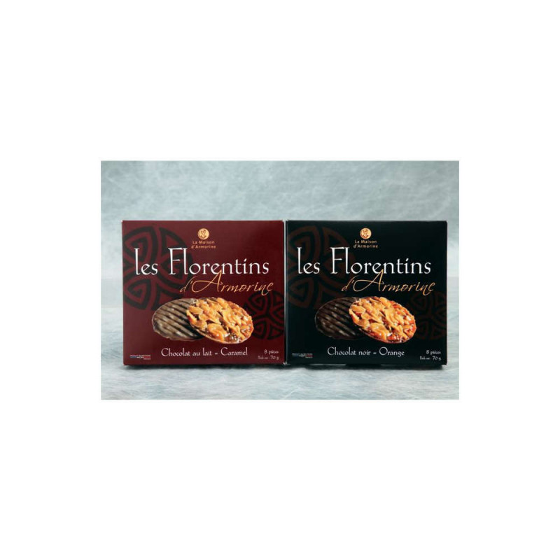 Etui de florentins, au chocolat au lait